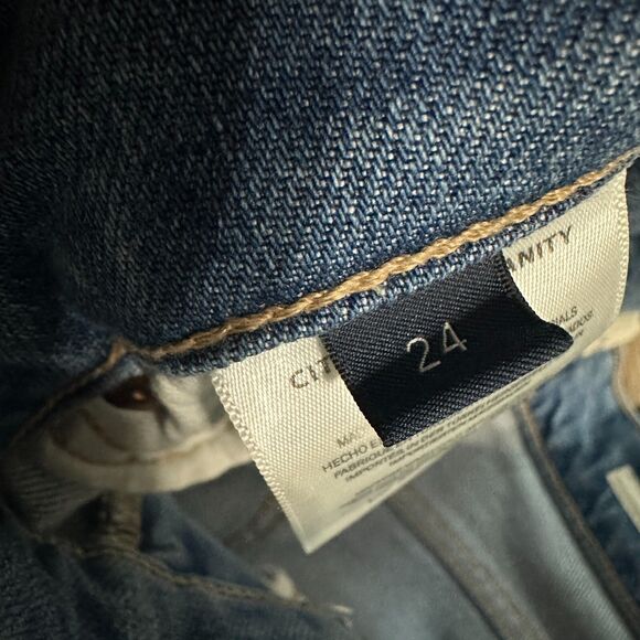 Citizens of Humanity Daphne Crop Premium Vintage Jeans Size 24 Distressed - Picture 3 of 6